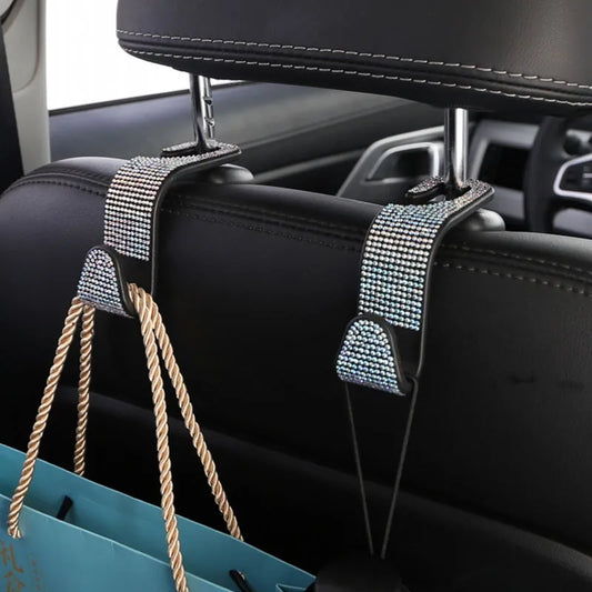 Car Seat Back Hanger With Diamonds 2 pcs